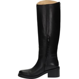 Shabbies Amsterdam - Lakey Ride - Dames Hoge Laars - Zwart - Leer