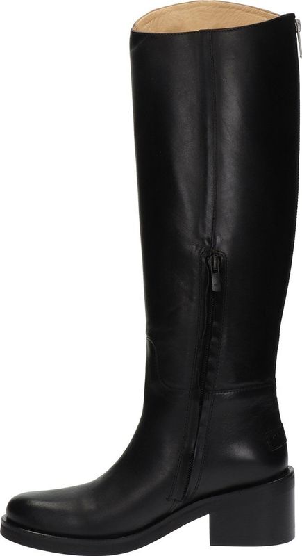 Shabbies Amsterdam - Lakey Ride - Dames Hoge Laars - Zwart - Leer