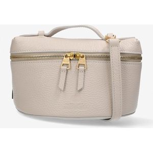 Fred de la Bretoniere leren crossbody tas LORI beige
