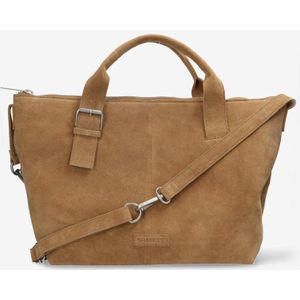 Shabbies Amsterdam - Essie - Crossbody Tas - Taupe - Suède