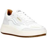 Shabbies Amsterdam Women Chavi Ziggi Sneaker Nubuck White Beige