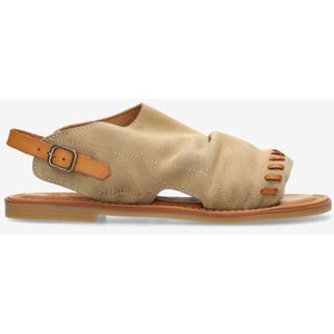 Shabbies Amsterdam Sandalen Angel Sleeve Donker Sand - Maat 38