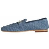 Fred de la Bretoniere - Jolien Loafer - Jeans Blue - Geweven Suède