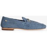 Fred de la Bretoniere - Jolien Loafer - Jeans Blue - Geweven Suède