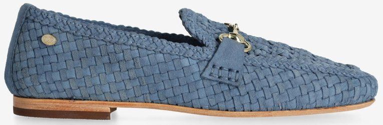 Fred de la Bretoniere - Jolien Loafer - Jeans Blue - Geweven Suède