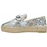 Fred de la Bretoniere - June Chain Espadrille - Lichtblauw - Leer
