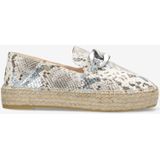 Fred de la Bretoniere - June Chain Espadrille - Lichtblauw - Leer