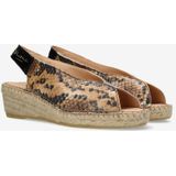 Fred de la Bretoniere - Jamy Sling - Espadrilles - Snake Print - Leer