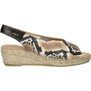 Fred de la Bretoniere - Jamy Sling - Espadrilles - Snake Print - Leer