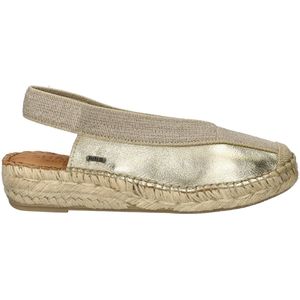 Shabbies Amsterdam - Palma Ki Sling - Espadrilles - Goud - Leer