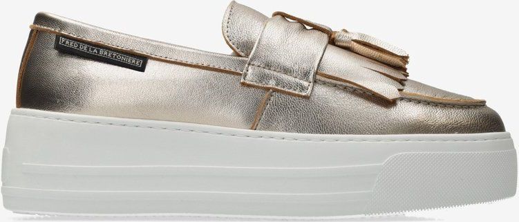 Fred de la Bretoniere - Vajen - Loafer - Metallic Goud - 100% Leer