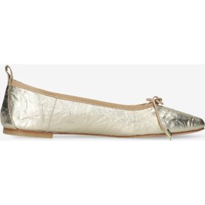 Fred de la Bretoniere - Idris Ballerina - Crunch Metallic - Licht Goud - Leer