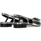 Fred de la Bretoniere - Elisse Sling - Ballerina - Zilver - Metallic Crinkle Leer