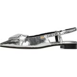 Fred de la Bretoniere - Elisse Sling - Ballerina - Zilver - Metallic Crinkle Leer