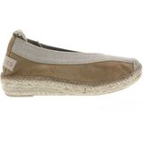 Shabbies Amsterdam - Palma - Espadrilles - Panterprint - Beige/Bruin - Leer