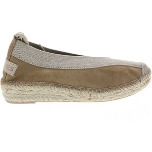 Shabbies Amsterdam - Palma - Espadrilles - Panterprint - Beige/Bruin - Leer