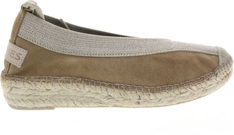 Shabbies Amsterdam - Palma - Espadrilles - Panterprint - Beige/Bruin - Leer