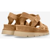 Shabbies Amsterdam Sandalen Wana Sandalen Cognac - Maat 36