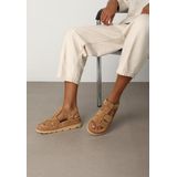 Shabbies Amsterdam Sandalen Wana Sandalen Cognac - Maat 36