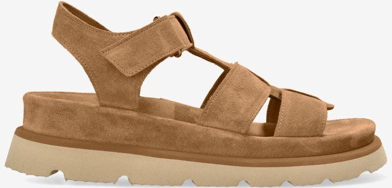 Shabbies Amsterdam Sandalen Wana Sandalen Cognac - Maat 36