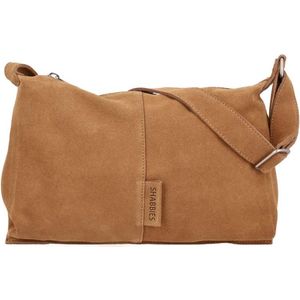 Shabbies Amsterdam - Cas - Schoudertas - Beige - Suède