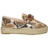 Fred de la Bretoniere - June Chain - Espadrille - Bruin Multi - Leer