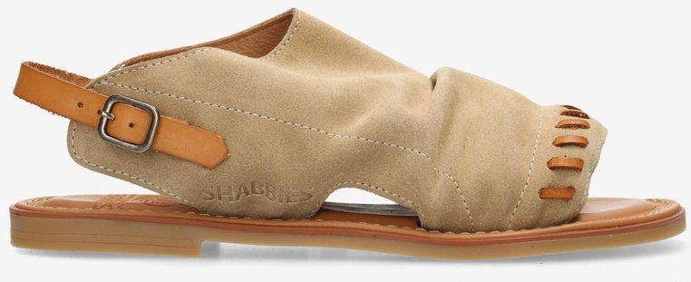 Shabbies Amsterdam - Angel Sleeve Suede - Sandaal - Dark Sand