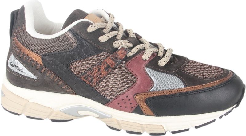 Shabbies Amsterdam - Abbey Run - Sneakers - Black/Brown