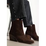 Shabbies Amsterdam - Jaira Double - Enkellaarsjes - Donkerbruin