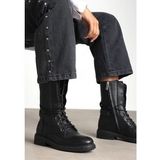 Shabbies Amsterdam - Veterboots - Zwart - Leren