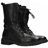 Shabbies Amsterdam - Veterboots - Zwart - Leren