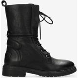 Shabbies Amsterdam - Veterboots - Zwart - Leren