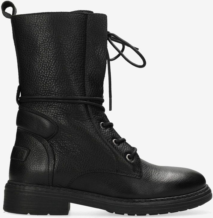 Shabbies Amsterdam - Veterboots - Zwart - Leren