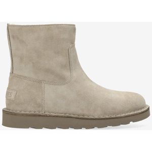 Shabbies - Palissa MIA ZIP - Enkellaarsjes - Beige - Suède