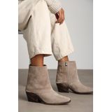 Shabbies Amsterdam - Jaira Double - Enkellaarsjes - Taupe