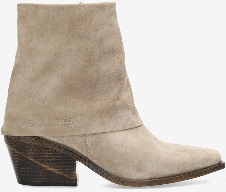 Shabbies Amsterdam - Jaira Double - Enkellaarsjes - Taupe