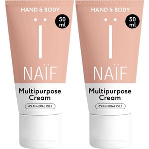 Naïf - Herstellende alles-in-één crème Voordeelset - Huidverzorging - 2x50ml - met Natuurlijke Ingrediënten