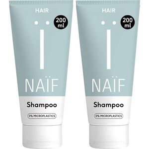Naïf - Voedende Shampoo Voordeelset - 2x200ml - met Natuurlijke Ingrediënten