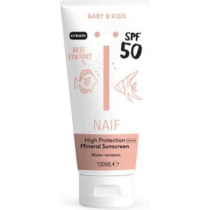 6x Naif Zonnebrandcréme Baby & Kids SPF 50 100 ml