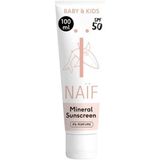 Naif Zonnebrandcréme Baby & Kids 0% Parfum SPF 50 100 ml