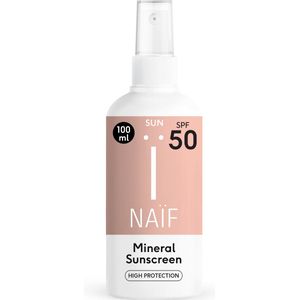 Naïf - Zonnebrand Spray - SPF50 - Met Natuurlijke Ingrediënten - 100ml