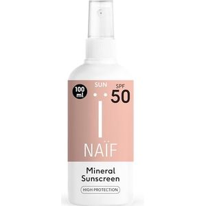 Naïf - Zonnebrand Spray - Voor de hele familie - SPF50 - 100ml