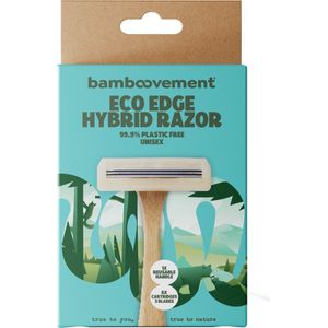 Bamboovement Duurzaam Scheermes - Safety Razor Alternatief - 3 Ultradunne Mesjes