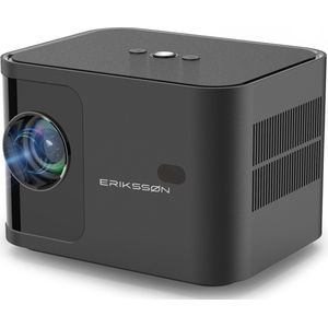 Erikssøn - Beamer Prime - Zwart - 6600 Lumen - 1080P Full HD - Wifi Projector