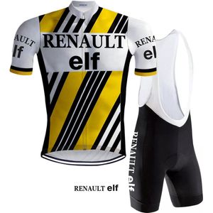 Retro Wielertenue Renault Elf - REDTED