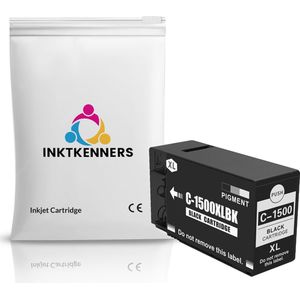 Inktcartridge Geschikt voor Canon PGI-1500 - Zwart / PGI-1500XL | Zwart Cartridge Geschikt voor Canon Maxify MB2050, MB2150, MB2350, MB2750, MB2755