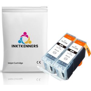 Dual Set Inktcartridges Geschikt voor Canon PGI-5XL | 2x zwart cartridges Geschikt voor Canon Pixma MP610, MP800, MP810, MP830, MP950, MP970, MX700, MX850, IP3500, IP4200, IP4300, IP4500, IP5200, IP5300, IP6600, IP6700, IX4000, IX5000