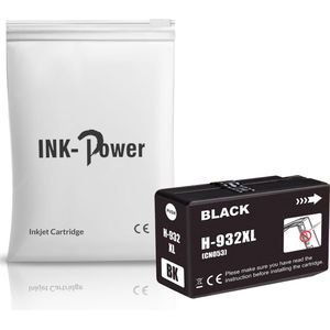 Inktcartridge Geschikt voor HP 932XL | 1x zwart inkt cartridge HP OfficeJet 6100 - 6600 - 6700 - 7110 - 7510 - 7610 - 7612