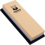 Skerper Basic SH001 Combinatieslijpsteen 180/600 Grit, voor het Vormen en Scherp Slijpen van een Bot Mes