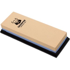Skerper Basic SH001 Combinatieslijpsteen 180/600 Grit, voor het Vormen en Scherp Slijpen van een Bot Mes